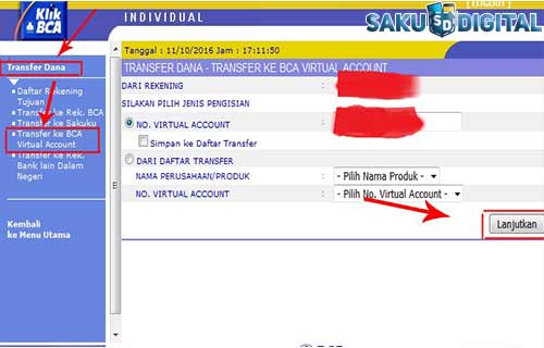 Cara Top GoPay Melalui Internet Banking BCA