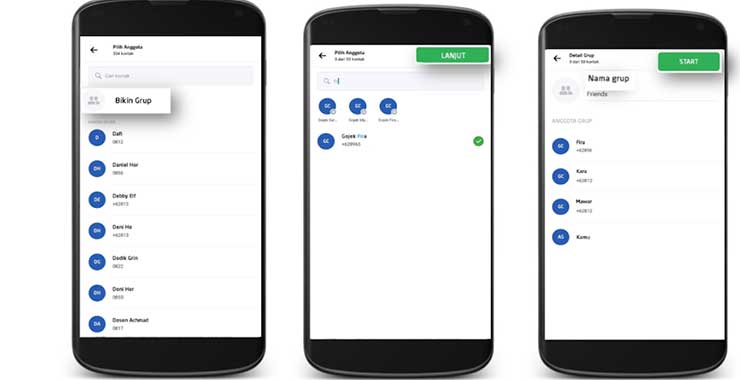 Cara Split Bill GoPay Via Fitur Chat