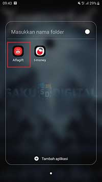 Bukalah aplikasi AlfaGift
