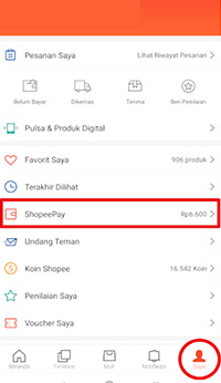 top up ShopeePay 1