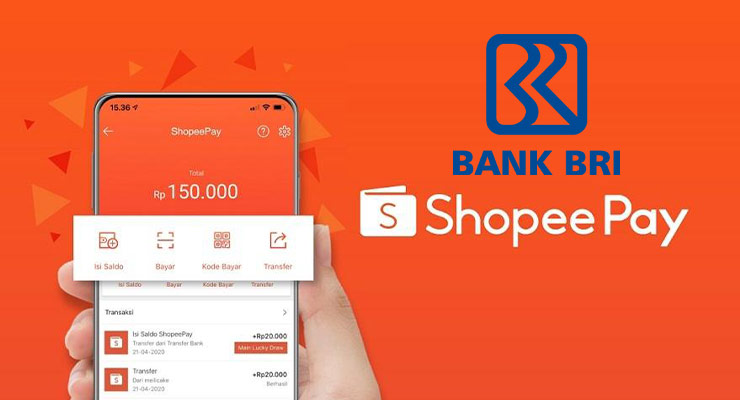 Cara Top Up Shopeepay lewat Bank BRI Terbaru