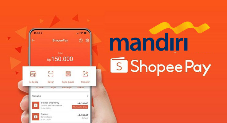 Cara Top Up Shopeepay Lewat Bank Mandiri Terbaru