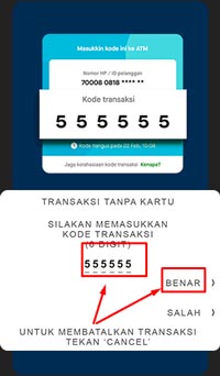 Masukan Kode Transaksi