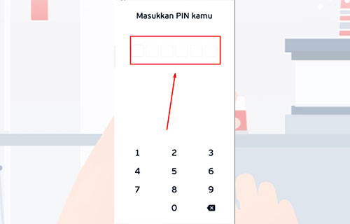 Masukan PIN LinkAja