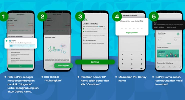 Cara Nabung Bibit Pakai Gopay