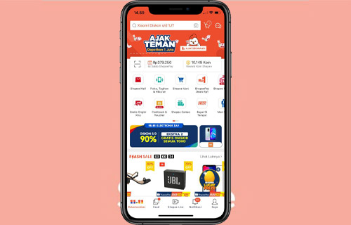 1 Buka Aplikasi Shopee 2