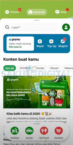 1 Buka Aplikasi Gojek 1