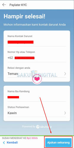 12 Klik Ajukan Sekarang