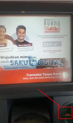 2 Masukan Kartu ATM CIMB Niaga