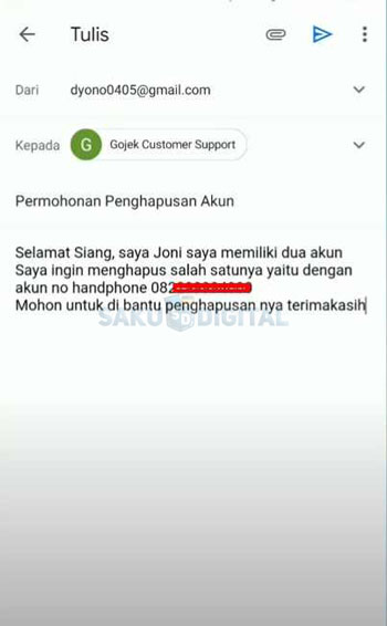 3 Masukan Pesan Deskripsi