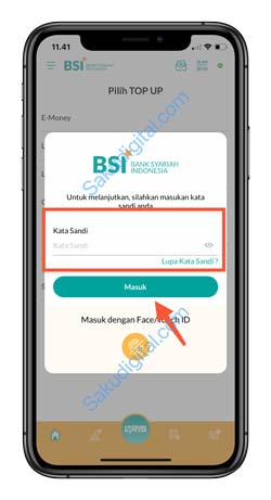 4 Masukkan Kata Sandi BSI Mobile