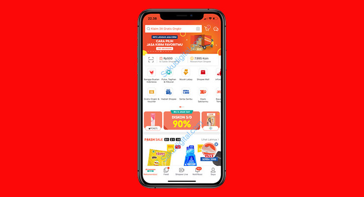 1 Buka Aplikasi Shopee 3