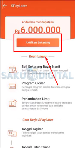 4 Klik Aktifkan Sekarang