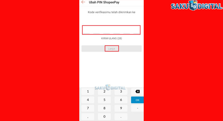 Input PIN ShopeePay