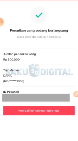 15 1 4 Pilih Bagikan Syarat Cara Tarik Saldo TikTok Lite Ke Dana Pertama Buka Aplikasi Berhasil