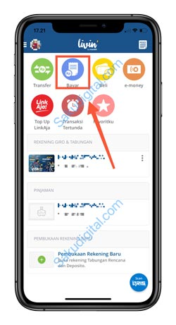 2 Pilih Menu Bayar