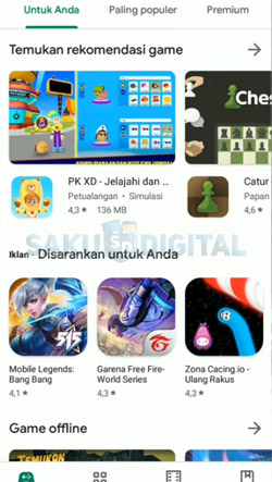 4 Buka Playstore