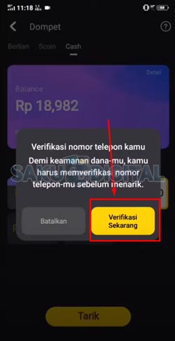 7 Verifikasi Nomor HP