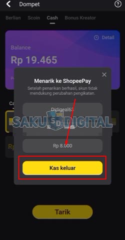 10 Klik Kas Keluar