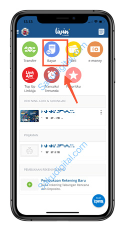 2 Pilih Menu Bayar