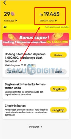 3 Klik Menarik Tunai