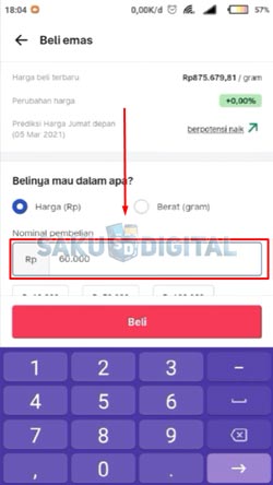 5 Tentukan Nominal Pembelian