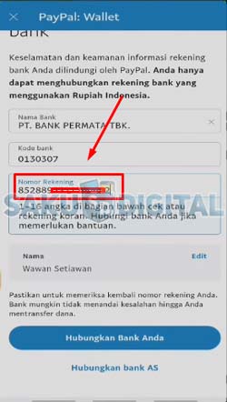 6 Input Nomor Rekening 2