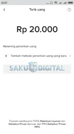 6 Klik Tambah Metode Penarikan 1 1