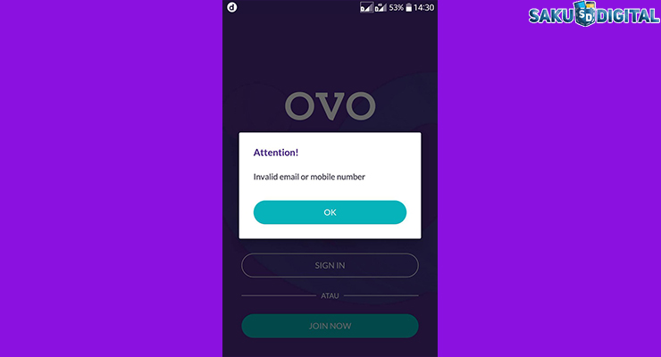 Penyebab Tidak Bisa Login Aplikasi OVO
