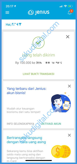 Top Up Berhasil