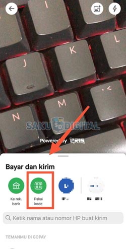 3 Pilih Pakai Kode