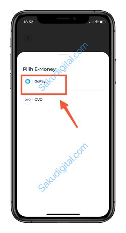 4 Pilih Emoney Gopay