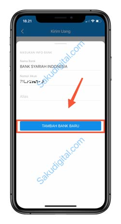 7 Tap Tambah Rekening Baru