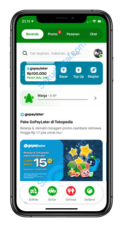 1 Buka Aplikasi Gojek 2