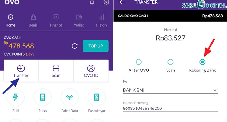 4 Cek Nomor Rekening Tujuan