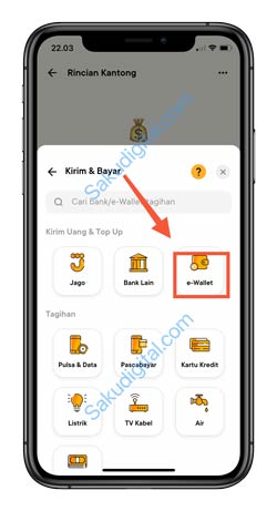 5 Pilih eWallet
