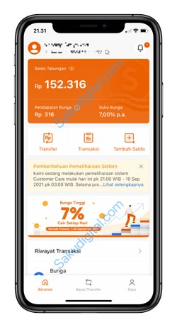 1 Buka Aplikasi SeaBank