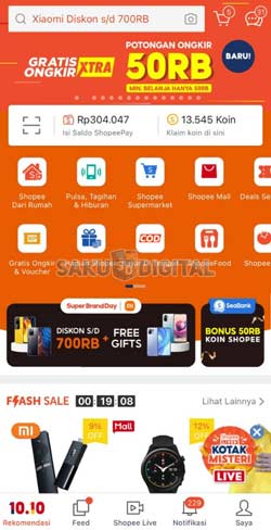 1 Buka Aplikasi Shopee