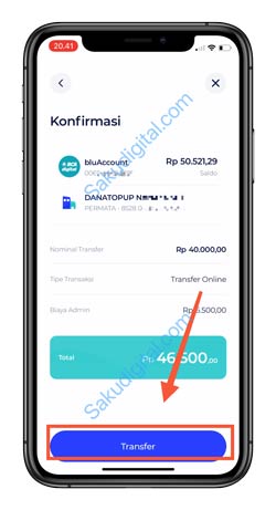 14 Klik Transfer