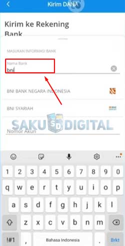 11 Pilih Nama Bank