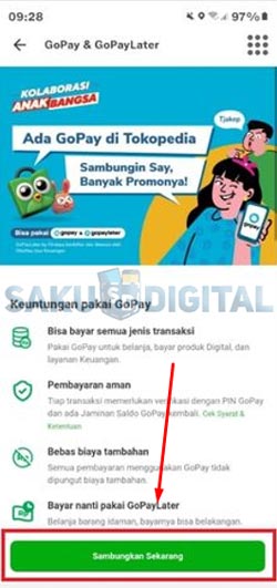 3 Tap Sambungkan Sekarang