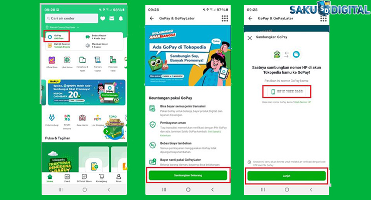 Penyebab Gagal Aktivasi Gopay di Tokopedia