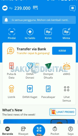 1 Buka Aplikasi DANA 1