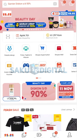 1 Buka Aplikasi Shopee 2