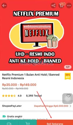 3 Klik Beli Sekarang 1