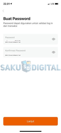 5 Buat Password Baru