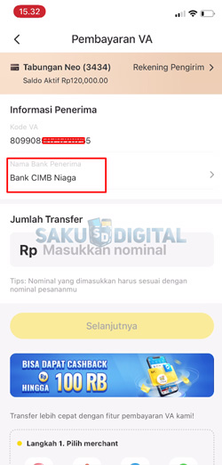 10 Isi Nama Bank Penerima