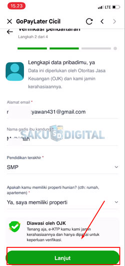 11 Lengkapi Data Pribadi