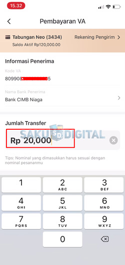 11 Tentukan Jumlah Transfer