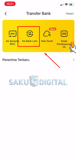 4 Tap Menu Ke Bank Lain 2